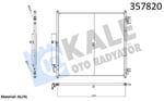 KLİMA RADYATÖRÜ LAND ROVER DEFENDER / DISCOVERY V / RANGE ROVER IV AL/BRZ KURUTUCULU