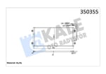 KLİMA RADYATÖRÜ MAN MAN F 2000 94=> KURUTUCUSUZ AL /BRZ 610×298×16