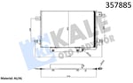 KLİMA RADYATÖRÜ MERCEDES BENZ SPRINTER 3.5-T 4.6-T 5-T 06<16 KURUTUCU İLE BRAZING AL/AL 619×404×12 AL/BRZ