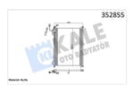KLİMA RADYATÖRÜ MERCEDES TRUCKS MERCEDES BENZ ATEG O 98<04 AXOR 02<04 AXOR 2 04=> KURUTUCUSUZ AL/BRZ 422×585,3×16