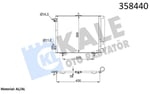 KLİMA RADYATÖRÜ PEUGEOT 207 208 1007 2008 05=> - C ITROEN C2 C3 C3 II 03=> DS 3 14=> 1.4 1.6HDI KURUTUCU İLE BRAZING AL/AL 420×371×16 AL/AL 420×371×16