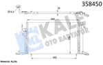 KLİMA RADYATÖRÜ PEUGEOT 306 93=> PARTNER 96=> - CI TROEN XSARA 97=> BERLİNGO 96=> 1.1I 1.4I 1.6I 1.8I 2.0 16V KURUTUCU İLE BRAZING AL/AL 540×338×16 AL/AL
