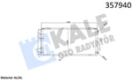 KLİMA RADYATÖRÜ TOYOTA COROLLA 1.4 1.6 1.4/1.6 16V 1.9D 97<02 KURUTUCU İLE BRAZING AL/AL 628×288×16 AL/BRZ
