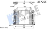 KLİMA RADYATÖRÜ TOYOTA HILUX VII PICK-UP 2.5D-4D 0 5<15 KURUTUCU İLE BRAZING AL/AL 606×461×16 AL/AL