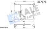 KLİMA RADYATÖRÜ TOYOTA LAND CRUISER 4.0 PRADO 09=> KURUTUCU İLE BRAZING AL/AL 583×488×16 AL/AL