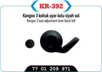 KOLTUK AYAR KOLU SİYAH SOL KANGOO III