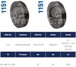 KRANK KASNAĞI RENAULT CLIO I-II-KANGOO-MEGANE I-R19-R21 1.9 D