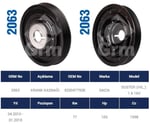 KRANK KASNAĞI RENAULT CLIO III 1.5 DCI 2005-2012  KANGOO 1.5 DCI 1998-2008