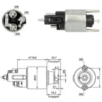 MARS OTOMATIGI 12V MERCEDES SPRINTER VITO VIANO DENSO TIP SN040