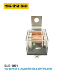 MİNİ RÖLE ÇİFT PLATİN 12V ŞEFFAF 5 UÇLU
