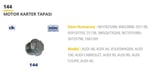 MOTOR KARTER TAPASI AUDI A4-A6-A8-80-90-100 COUPE CABRIOLET