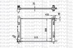 MOTOR RADYATOR CLIO IV CAPTURE SYMBOL SANDERO LOGAN LODGY DOKKER 0,9TCE 1,2 16V 1,5DCI 1,6 12MM ( 510×378×16 ) > BRAZING