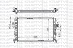 MOTOR RADYATORU (600x368x22) CORSA C / COMBO 1,3CDTI MANUEL> BRAZING