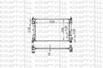 MOTOR RADYATORU DOBLO III 1,3 / 1,4 KLIMALI (620*398*16) BRAZING (MT)