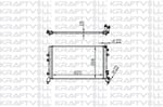 MOTOR RADYATORU GOLF V VI OCTAVIA A3 RAPID SUPERB 1,2 / 1,4TSI 07> (627*396*23) (MT)