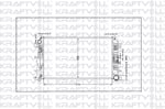MOTOR SU RADYATORU (678x398x26) CRAFTER 06> SPRINTER 06>