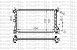 MOTOR SU RADYATORU (+AC) FOCUS 2,0 98>05 KLIMALI MANUEL BRAZING (600×348×26)