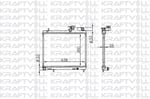 MOTOR SU RADYATORU ACCENT ADMIRA 03 05 1,5 DIZEL 3 SILINDIR MANUEL (360*458*16) BRAZING (MT)