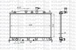 MOTOR SU RADYATORU ACCENT ERA 1.4 1.6 BENZINLI MANUEL VITES 2006-> (370×628×16)>BRAZING