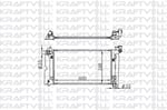 MOTOR SU RADYATORU AVENSIS 03>08 COROLLA 02>07 GECMELI MANUEL (600*348*16) BRAZING (MT)