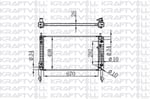 MOTOR SU RADYATORU CAPTIVA ANTARA 2.0 06> (670X410X26)