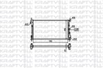 MOTOR SU RADYATORU CONNECT 1,8TDCI 75PS / 90PS / 110PS 02 /> KLIMALI (2 SIRA AL+PL) (705*396*23)