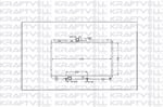 MOTOR SU RADYATORU COROLLA AE101 1992 1997 OTOMATIK VITES (641X353X17)