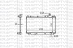 MOTOR SU RADYATORU HONDA CIVIC 2001 2006 MANUEL VITES (350*658*16) BRAZING (MT)