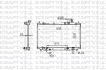 MOTOR SU RADYATORU HONDA CIVIC VTEC 2001 2006  (350×658×16) BRAZING (AT)
