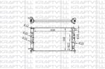 MOTOR SU RADYATORU M.T VECTRA B X25XE (608*368*16) BRAZING (MT)