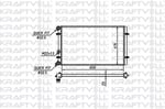 MOTOR SU RADYATORU (MEKANIK) GOLF IV BORA OCTAVIA 1,6 AKL BCB BFQ 97>05 (650*414*22)