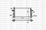 MOTOR SU RADYATORU Z16XE Z16XEP Z16XER A16XER ASTRA H ZAFIRA B (602*359*23) (MT)