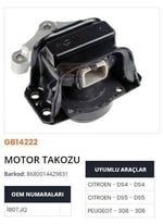 MOTOR TAKOZU 308-C4-DS4-DS5