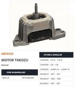 MOTOR TAKOZU 407-508-807-C5-C8-JUMPY-SCUDO-EXPERT