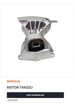 MOTOR TAKOZU DACİA DUSTER 2.0 16V