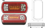 NEON LED DİKDÖRTGEN STOP LAMBASI 12V