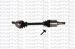 ON AKS SOL KOMPLE FOCUS II 04>09 FOCUS II C MAX 03>07 1,6TDCI (DIS FREZE: 36, IC FREZE: 26, UZUNLUK: 583MM)