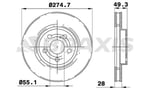 ON FREN AYNASI HAVALI TOYOTA AVENSIS 00-02 CELICA 86-90 (275X5)