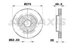 ON FREN AYNASI HAVALI TOYOTA LEXUS ES 90-97 AVENSIS VERSO 00-09 CAMRY 90-96 PREVIA 00-06 (275X5)