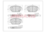 ÖN FREN BALATASI 17 ınc OPEL INSIGNIA B 17>