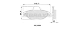 ON FREN BALATASI 500 07> 1.2 500 07> 500 FIAT SIENA ALBEA LINEA 07> DOBLO CARGO FIORINO 08> BRAVO II 07> STILO 01>06 PANDA 03> 1.2 PANDA 06> PUNTO I 93> / Y 95> / MITO 08> / BIPPER 08> / NEMO 08> / KA 08> 1.2 KA 16>