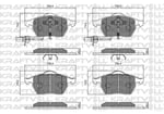 ON FREN BALATASI A4 A6 1.8T 1.9TDI 95> PASSAT 1.8T 1.9TDI 95 00 GOLF IV 1.9TDI SUPERB 02> FISLI