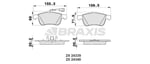 ON FREN BALATASI ALFA 159 SPORTWAGON 1.9JTDM 8V / 16V / 1.9JTS / 2.2JTS 05> FISLI