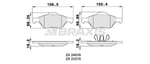 ON FREN BALATASI CLIO III 06>12 MEGANE II 03>08 SCENIC II 03>08 LAGUNA III 07>15  1.4 1.5 DCI 1.6 1.9 DCI 2.0 16V