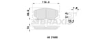 ON FREN BALATASI DAIHATSU TERIOS 1.3 4WD 1.3 VVT I 4x4 1.5 VVT I 01=>