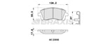 ON FREN BALATASI DISKLI SUBARU FORESTER 2.0 98-02 IMPREZA 94-00 LEGACY 4X4 94-03 OUTBACK 00-03