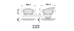 ON FREN BALATASI FIAT DOBLO III 500L 10> OPEL COMBO 12> LANCIA DELTA III 09>14