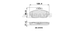 ON FREN BALATASI HONDA CIVIC 2001 2006 EURO CIVIC 1996 1999 ROVER 200 400 1996 2000 TATA GAZELLE 94-01 / FREN BALATASI ON FREELANDER 1