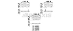 ON FREN BALATASI HONDA JAZZ 2008-2016 CITY SEDAN 2008-> CRZ 2010-2013 INSIGHT 1.3 HIBRIT 09->