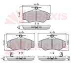 ON FREN BALATASI HYUNDAI H100 MINIBUS 1994-2005 H100 KAMYONET 1993-2003